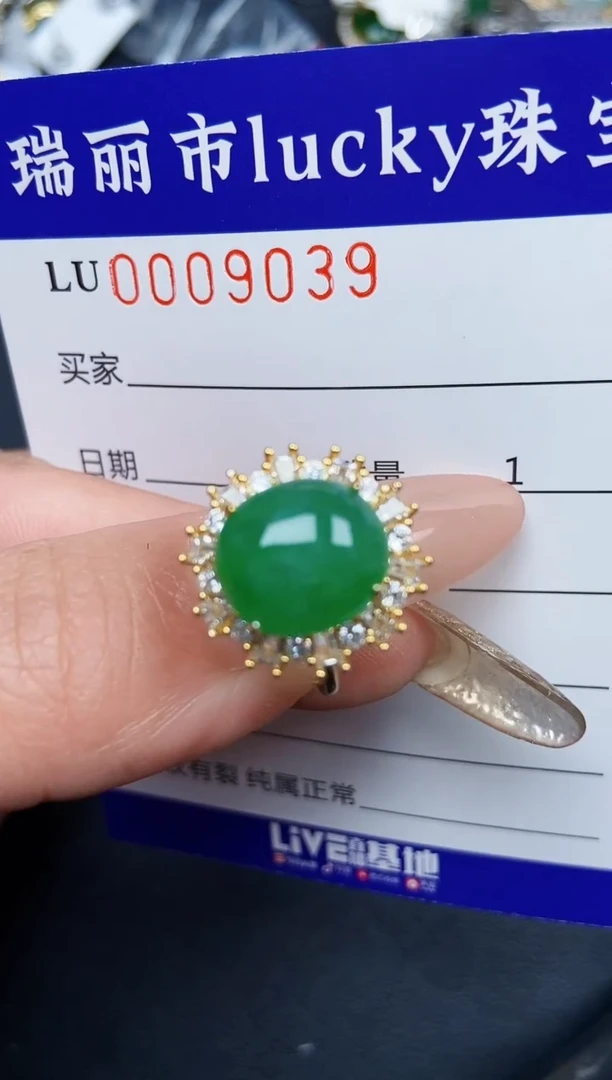 【闪购商品】翡翠颈饰银S925镶嵌9039