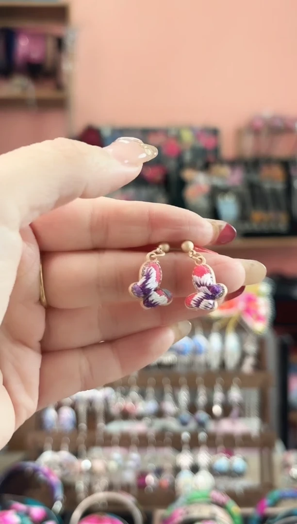 织绣艺枝独绣手工饰品204