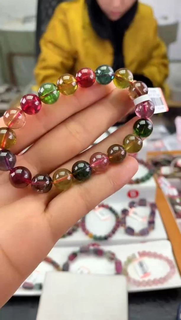 未镶嵌手串碧玺多样性发一条