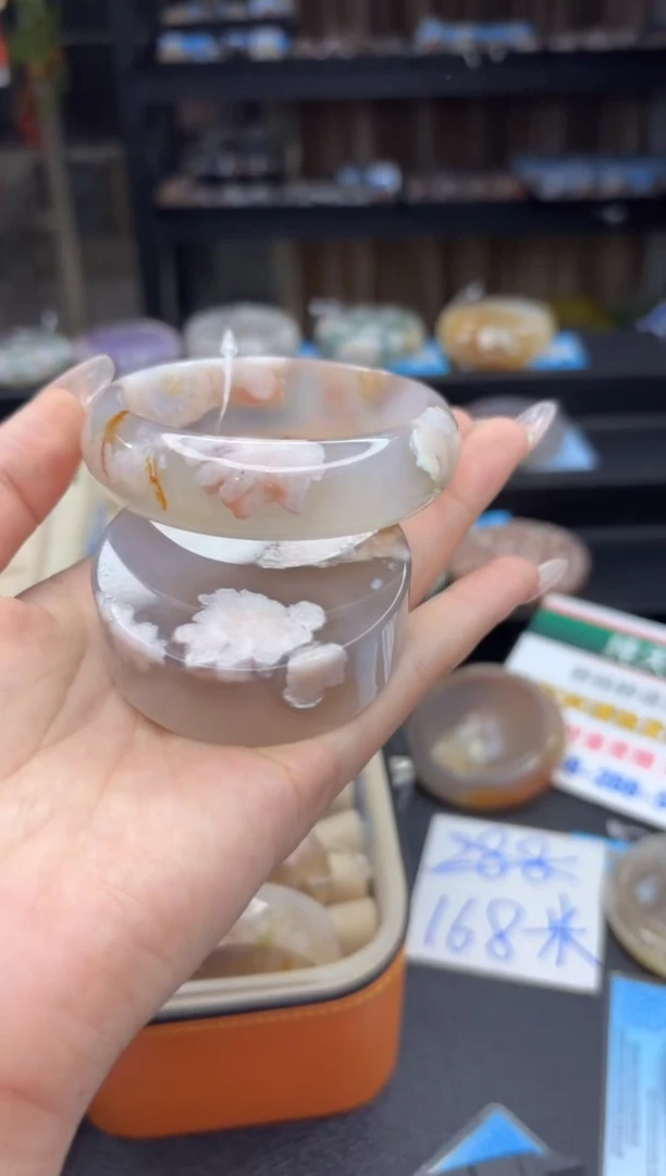 石英质玉手镯未镶嵌1172(59圈赠送镯心)