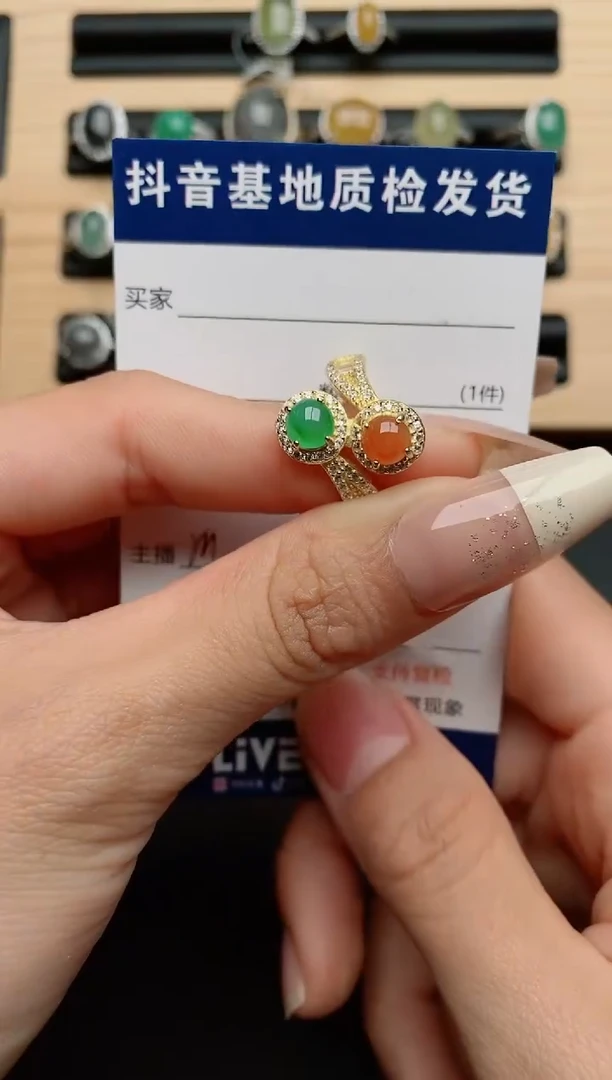 【闪购商品】翡翠戒指银S925镶嵌.......