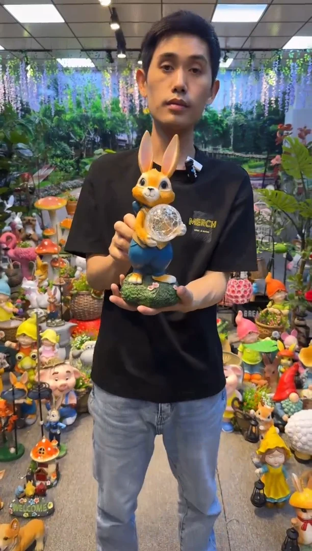 无花朵花园庭院摆件&00&