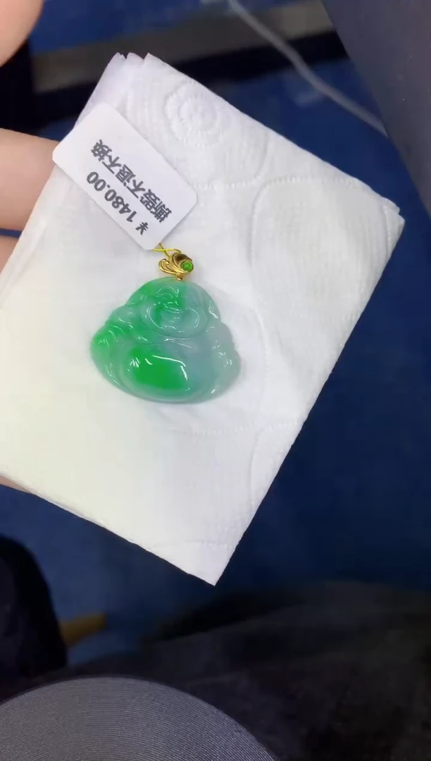 颈饰未镶嵌翡翠缅甸天然翡翠A货
