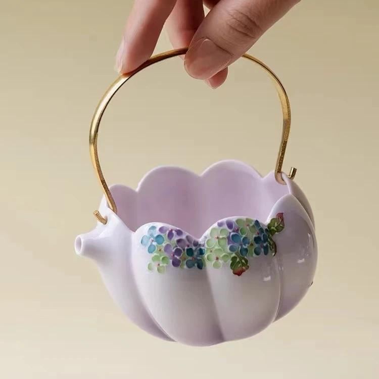 SK-0298 紫霭迷蝶花瓣公道杯