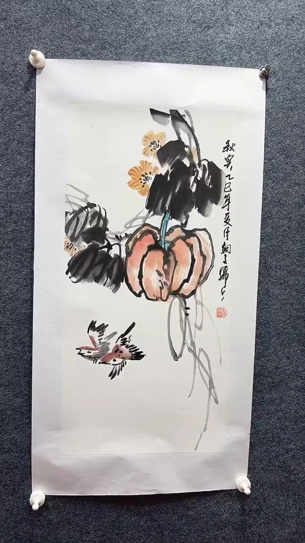 国画陈朝文/国画/花鸟