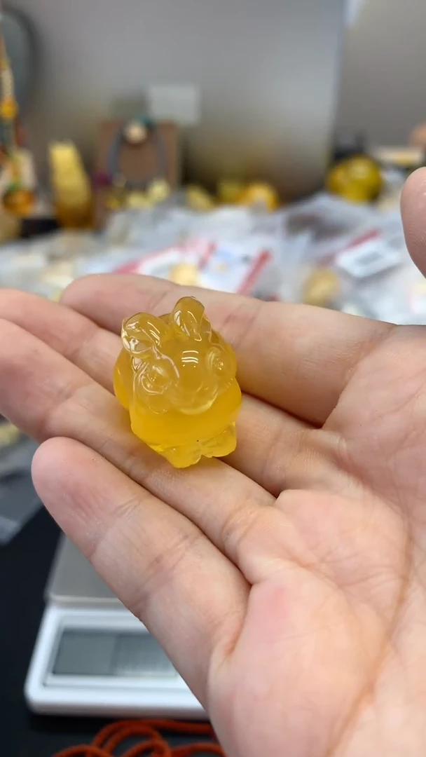 未镶嵌琥珀珠宝奇石91