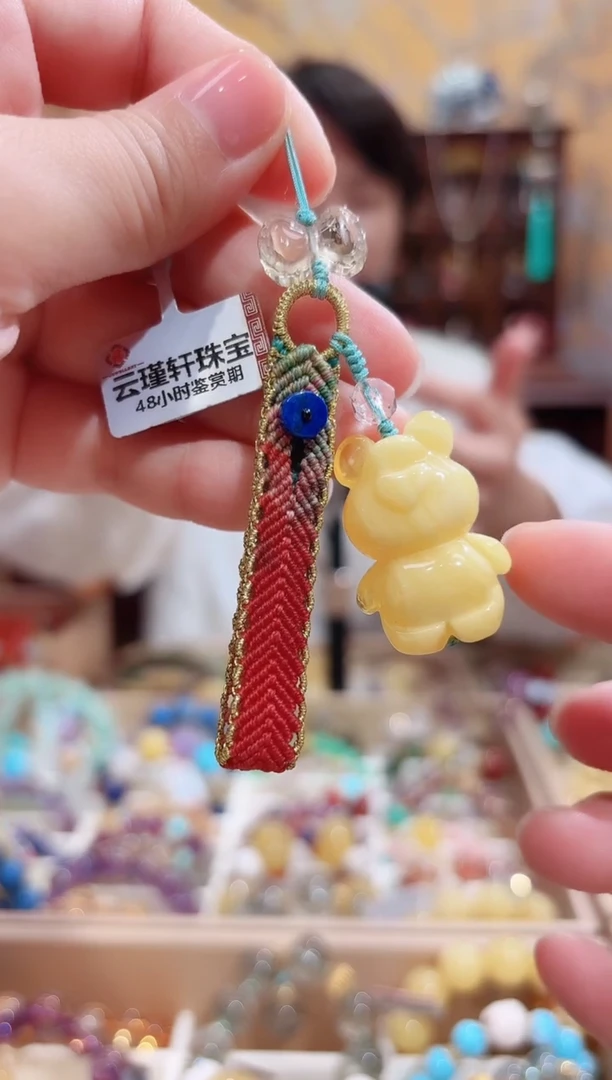 裸石蜜蜡未镶嵌设计款珠串