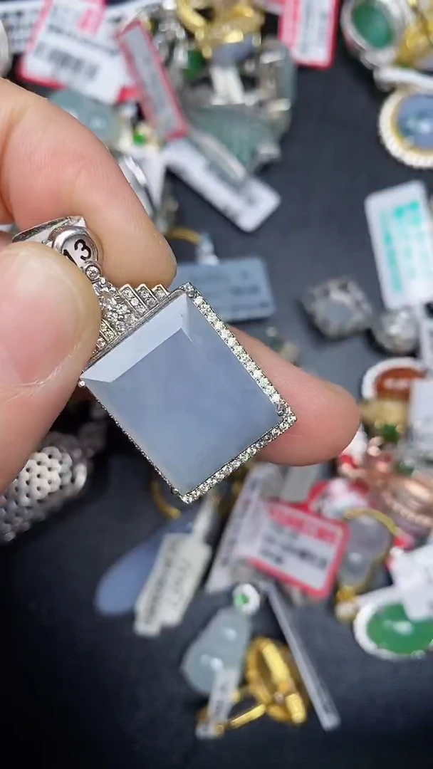 银S925镶嵌戒指翡翠3220