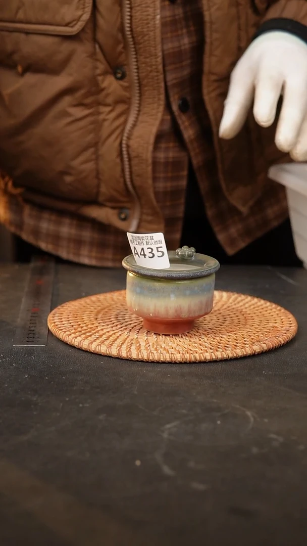 【闪购商品】瓷片435泥泥手工花盆