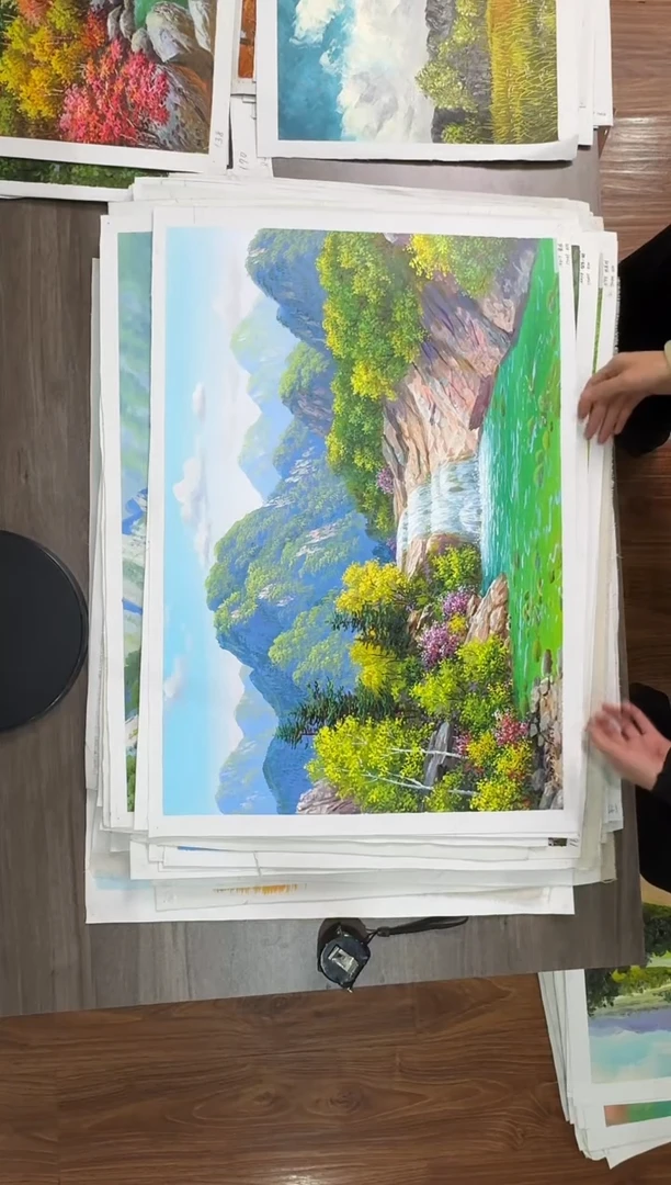 油画【58号】约53*35cm丨朝鲜原创纯手绘孤品油画丨顺丰包邮