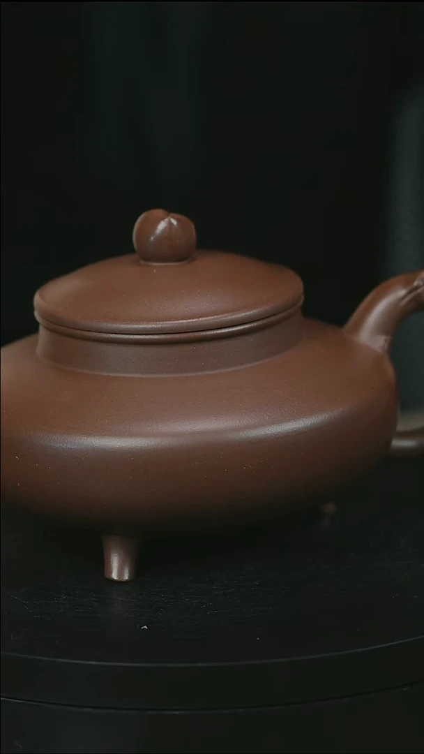 茶壶紫砂司*康H1746周卓琴寿桃炉鼎
