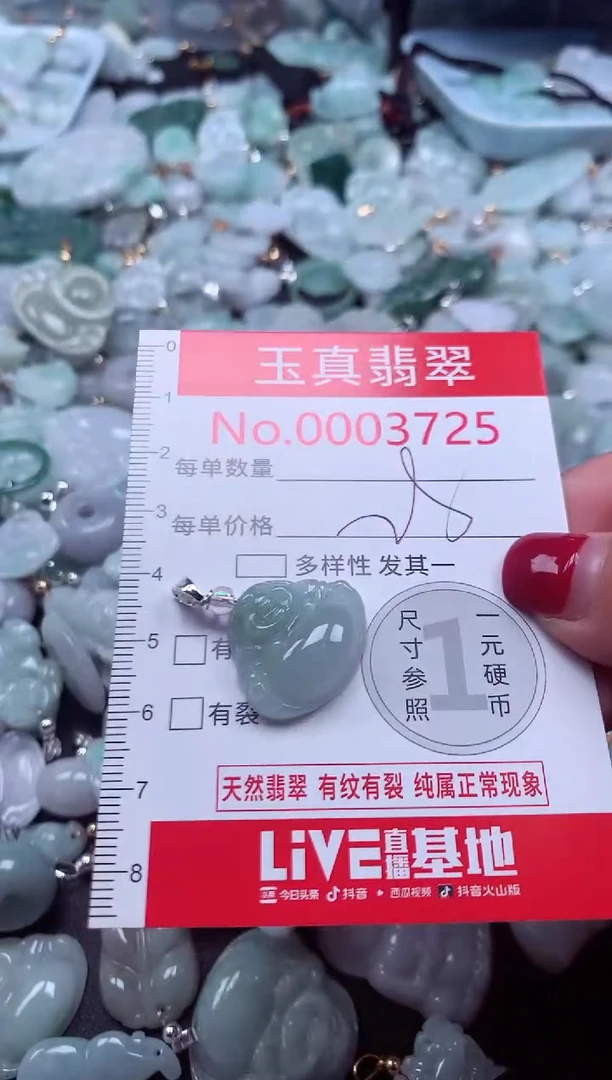 颈饰未镶嵌翡翠3725