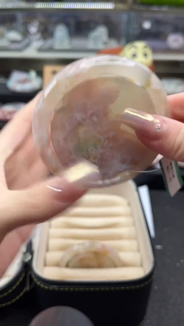 未镶嵌手镯石英质玉尘*丷圈口（赠品镯心）