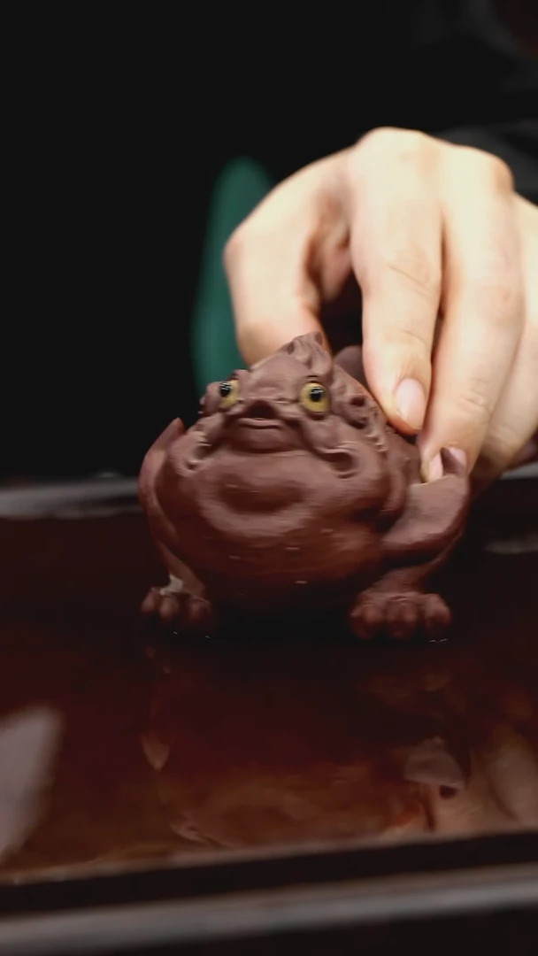 紫砂茶宠紫砂金蟾