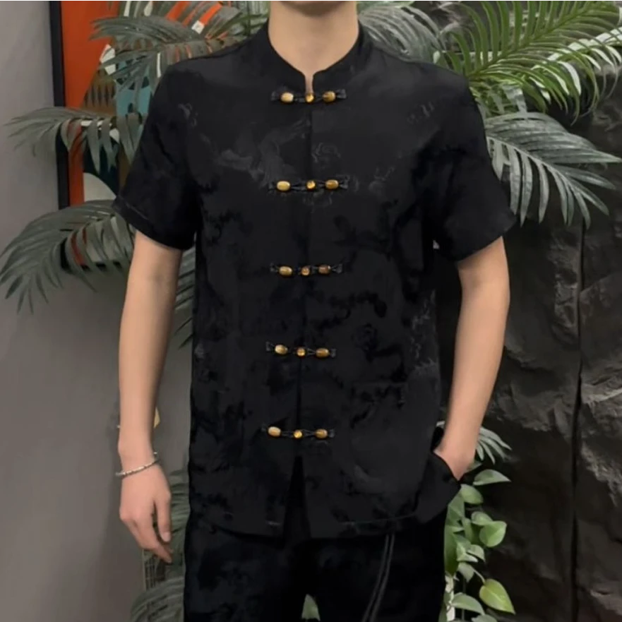 88240 610新款时尚休闲潮流百搭短袖T恤衬衫