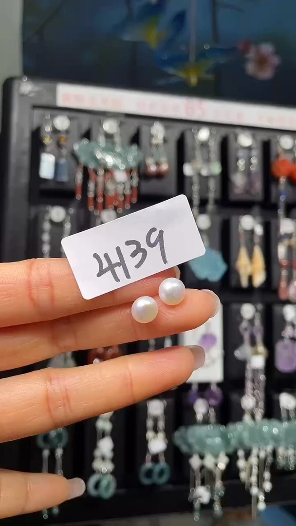 未镶嵌耳饰淡水珍珠喜欢拍