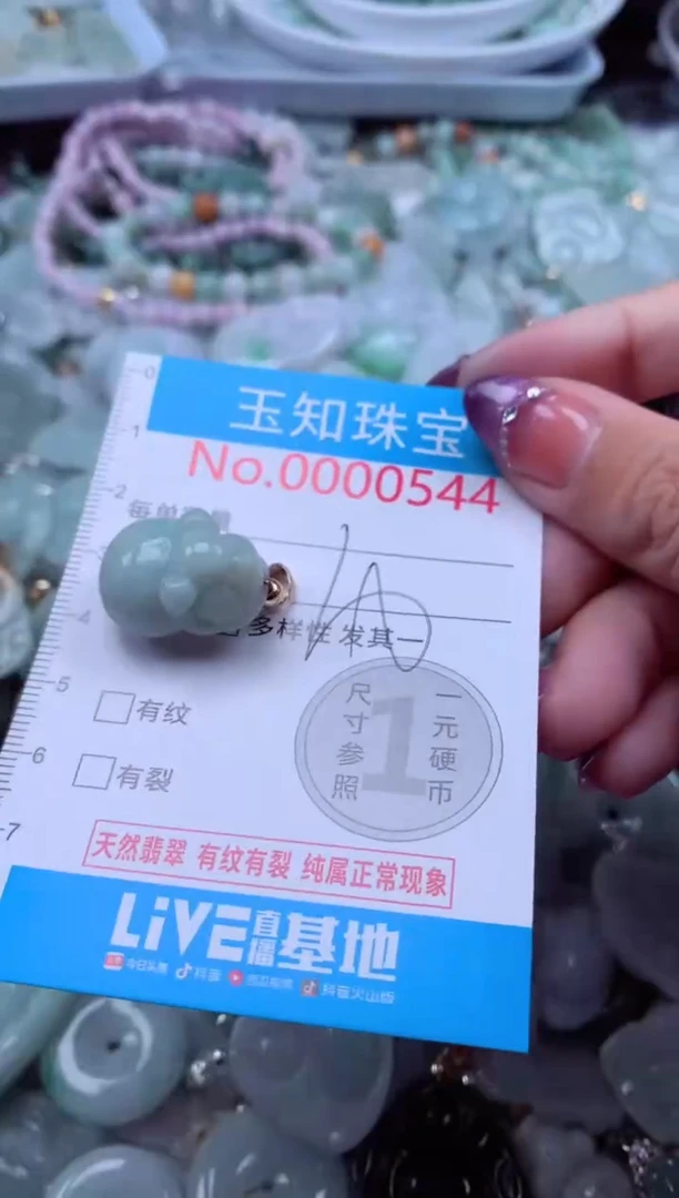 翡翠未镶嵌吊坠(不含链)544