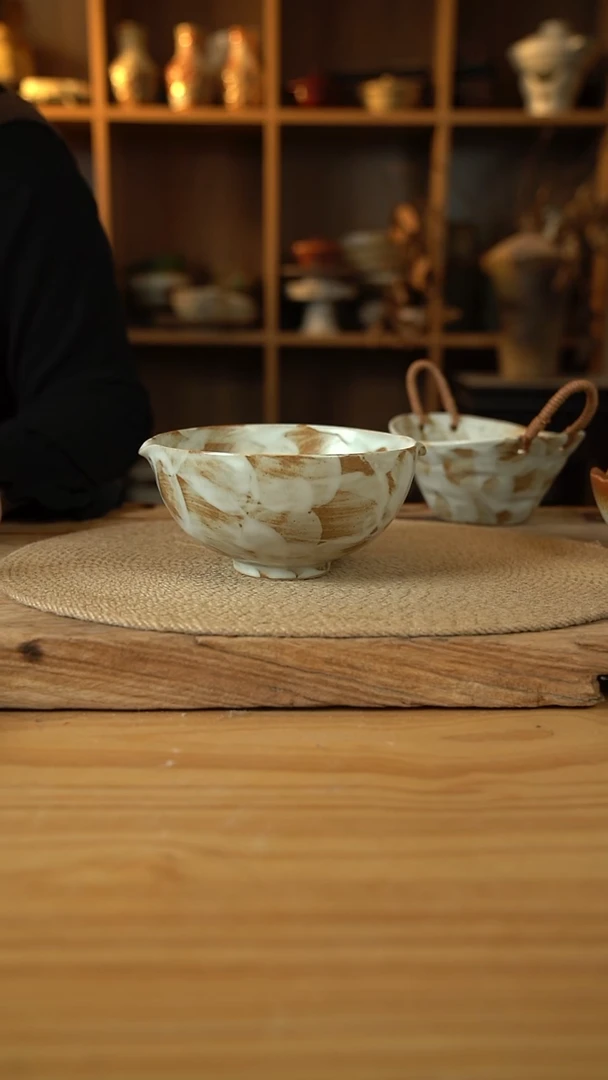 福利粉影系列的6英寸双口引流大肚碗1个