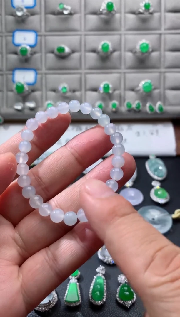 未镶嵌手串翡翠手串