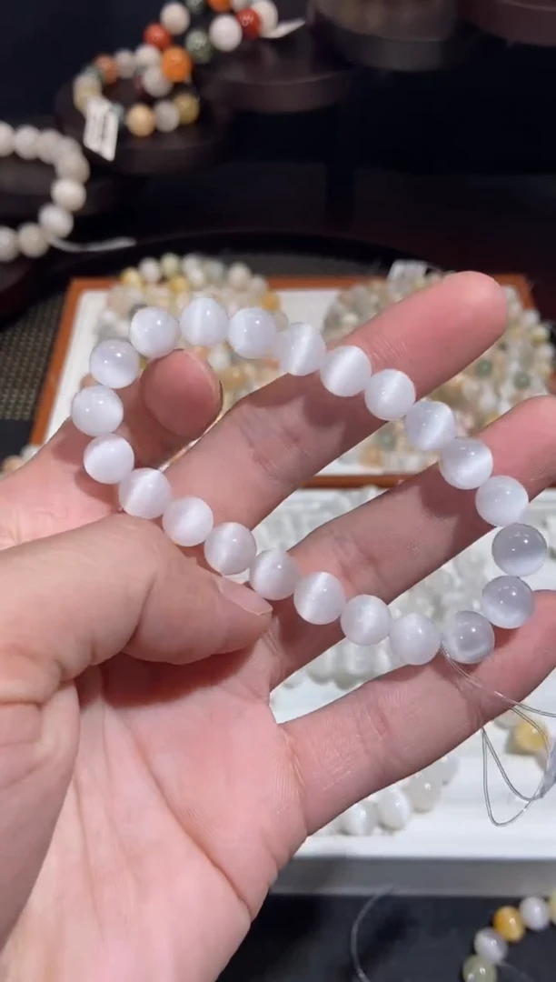 未镶嵌手串水晶30号链接-卡8咪+ 兔毛水晶手串
