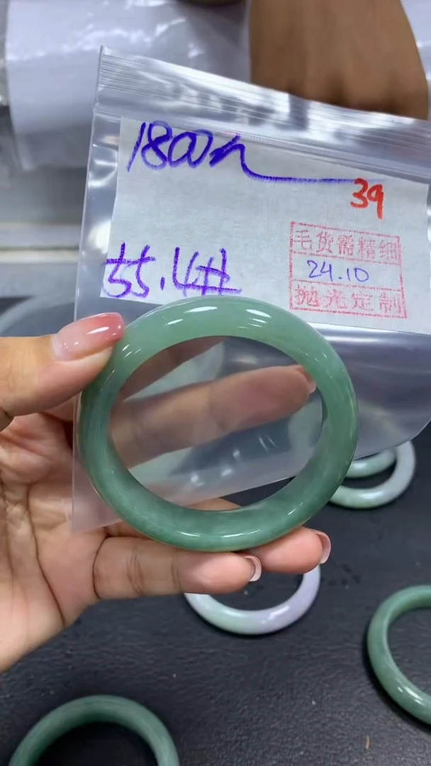 未镶嵌定制翡翠毛货需精细抛光+拍一发一+39
