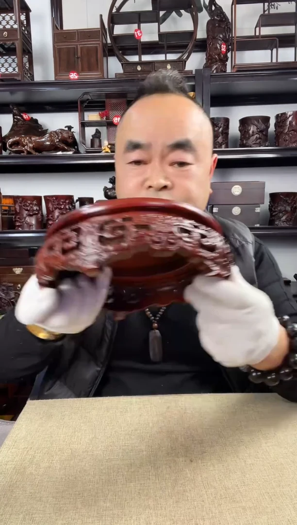 木老李红木工艺品699瑕疵
