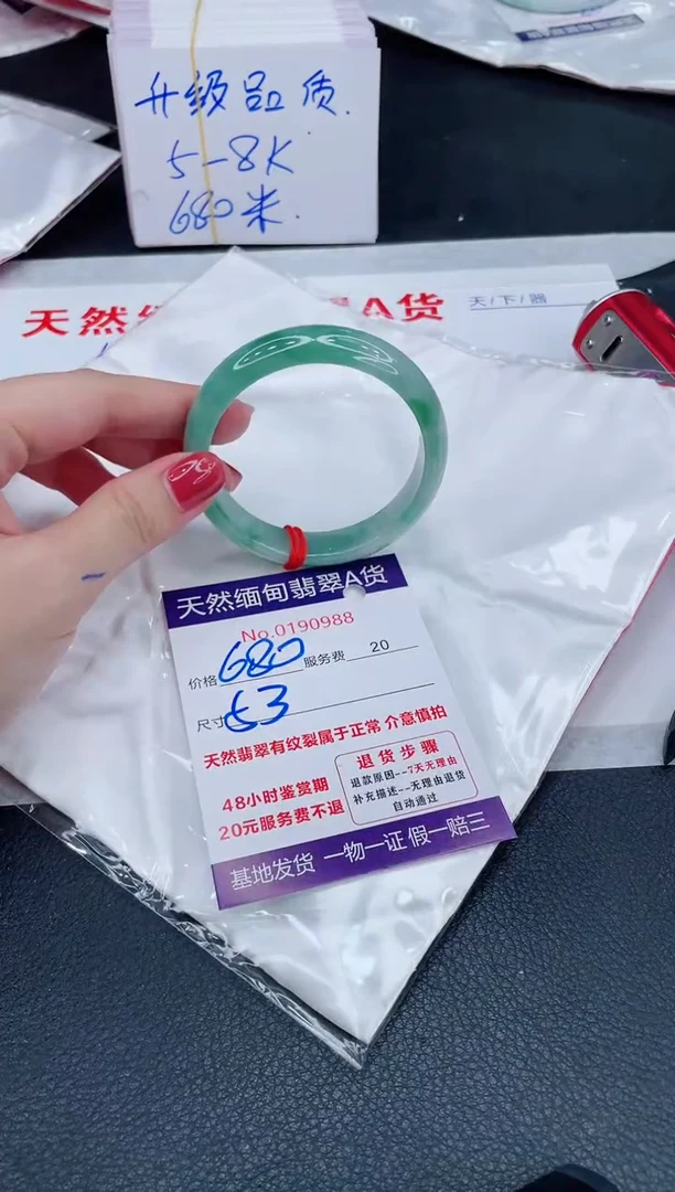 未镶嵌手镯翡翠680.00