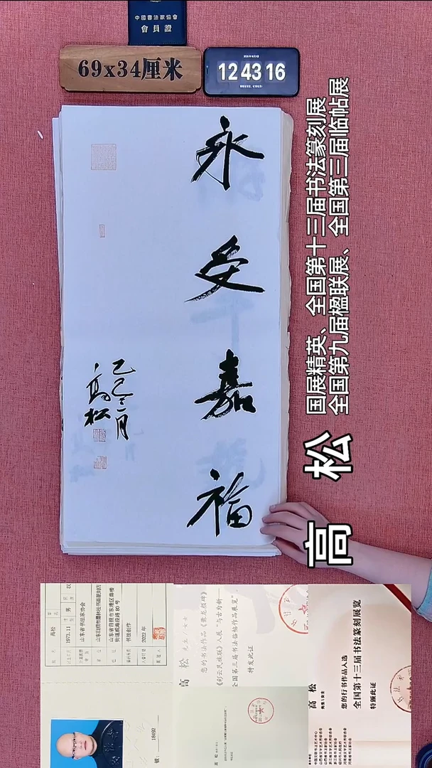 书法225           高老师书法作品