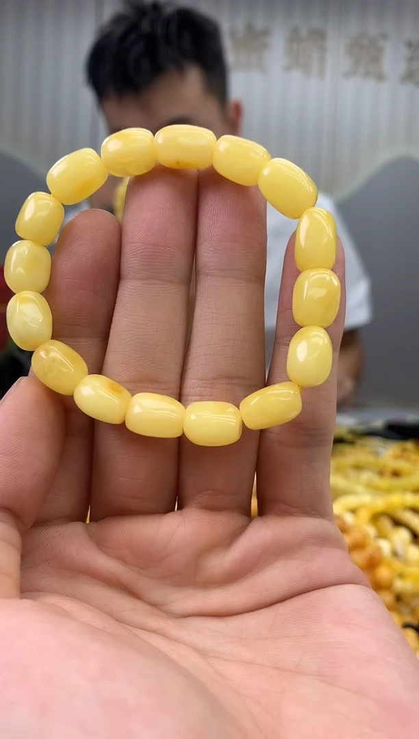 裸石琥珀未镶嵌手串