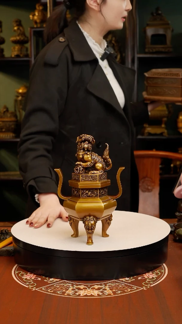 黑*哥李老师手工香炉