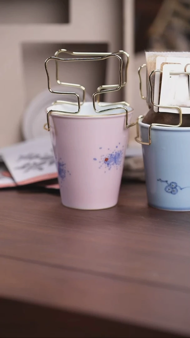 粉色款咖啡器挂耳套组