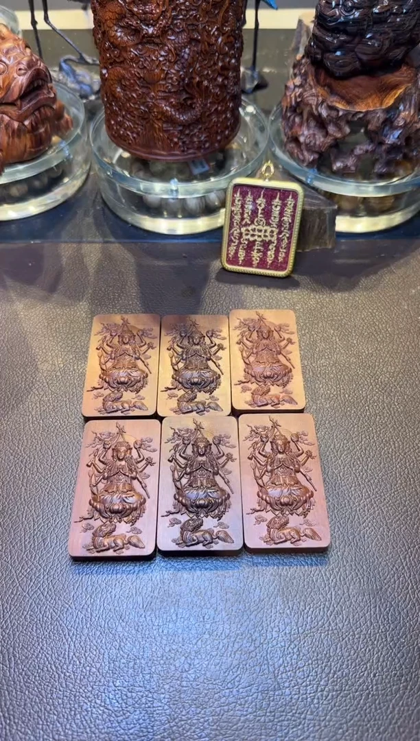 木斗姆元君枣木牌多样性发其一