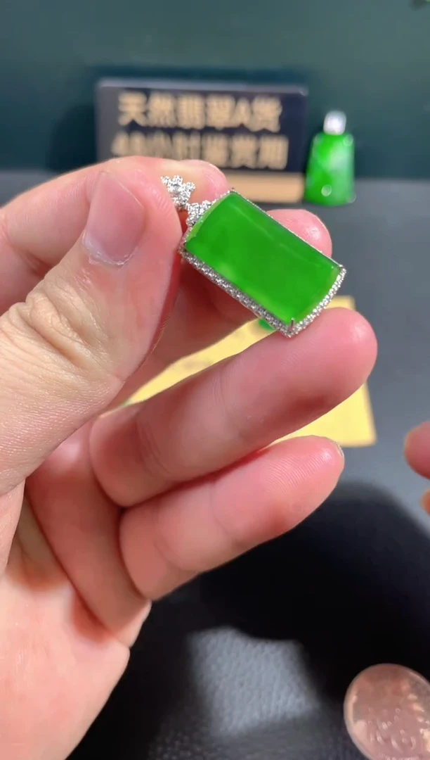 【闪购商品】翡翠颈饰18K金镶嵌翡翠