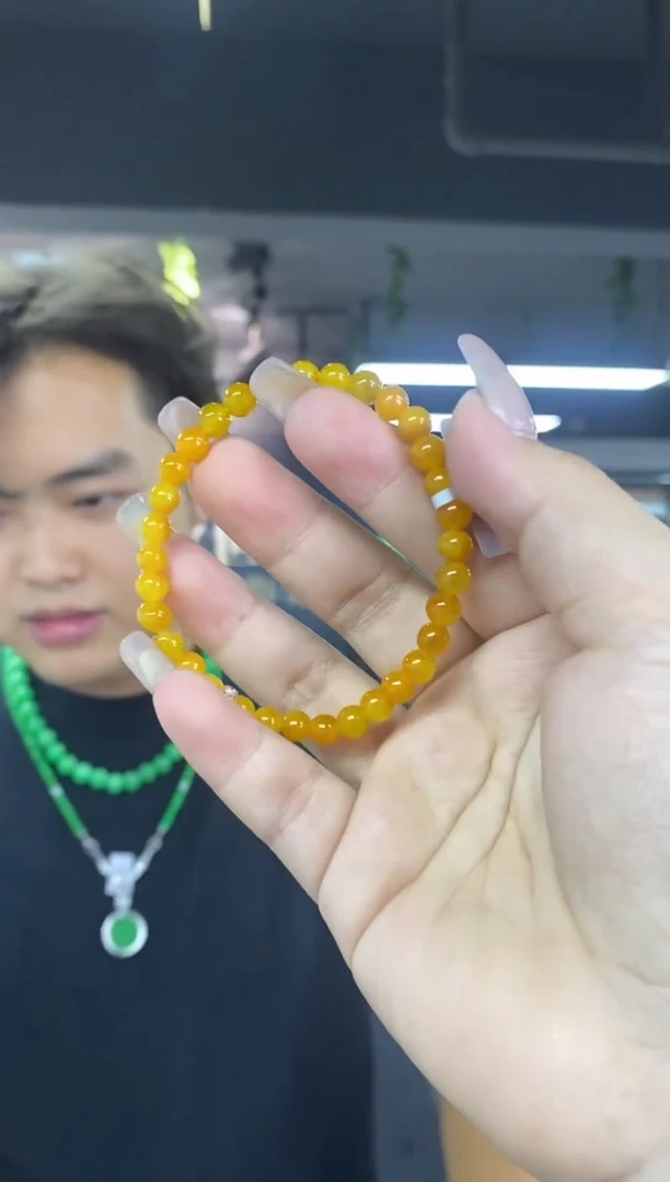 未镶嵌手链翡翠多样性发其一颜色微差