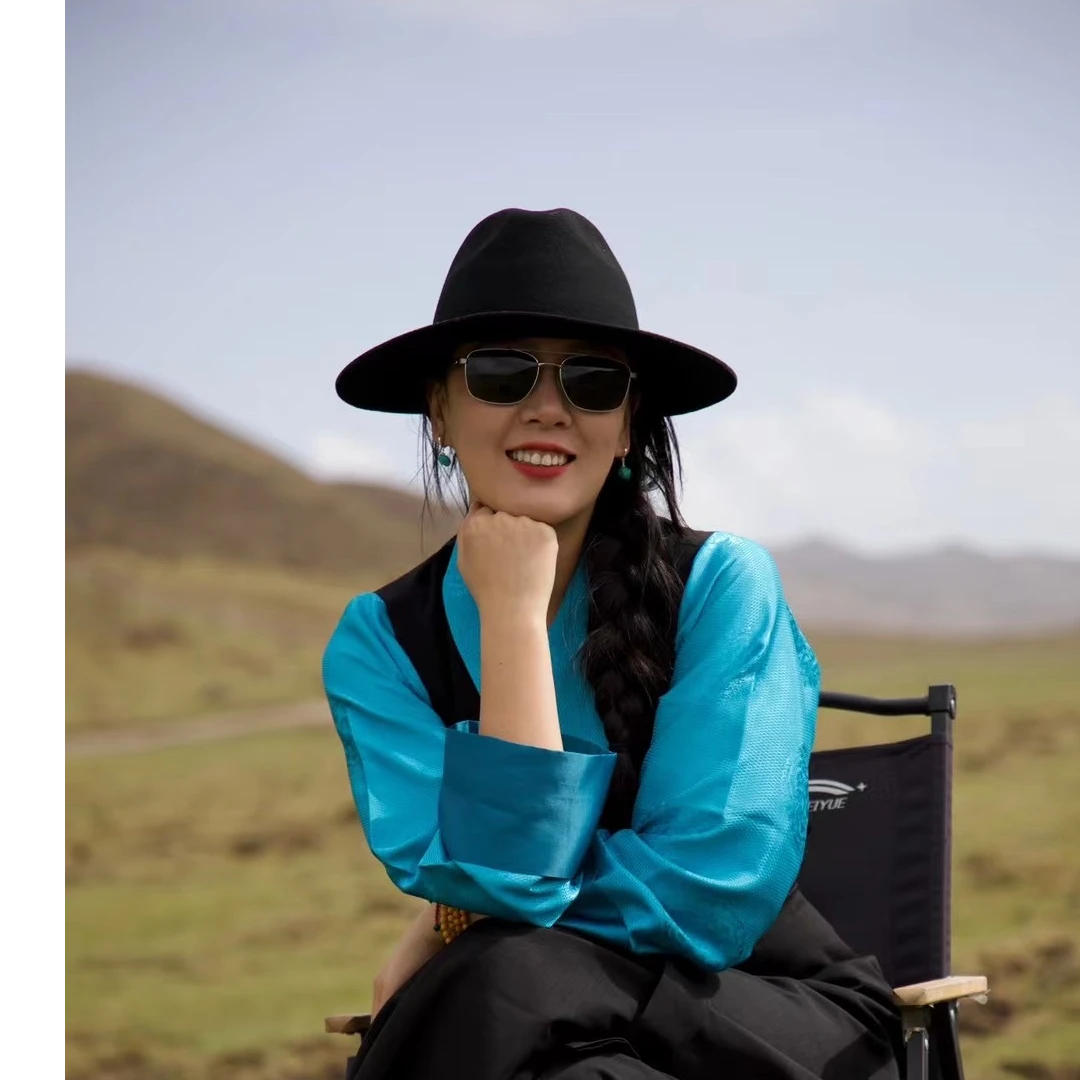 诺日原创设计蓝色衬衫