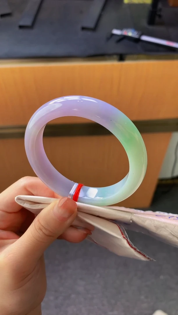 未镶嵌手镯翡翠-C152 圈口55.8