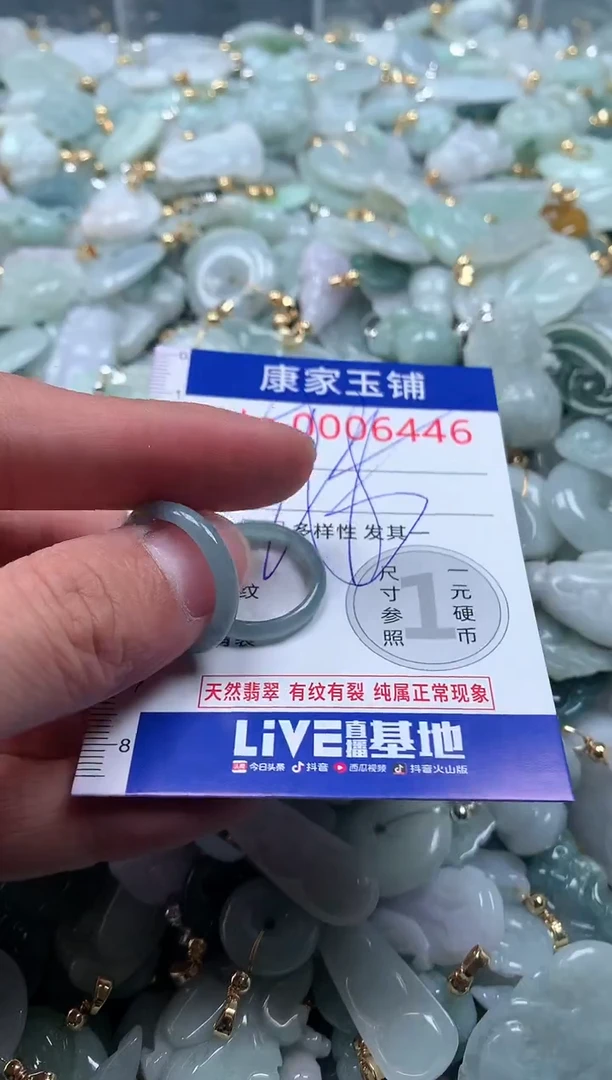 【闪购商品】翡翠吊坠(不含链)未镶嵌6446