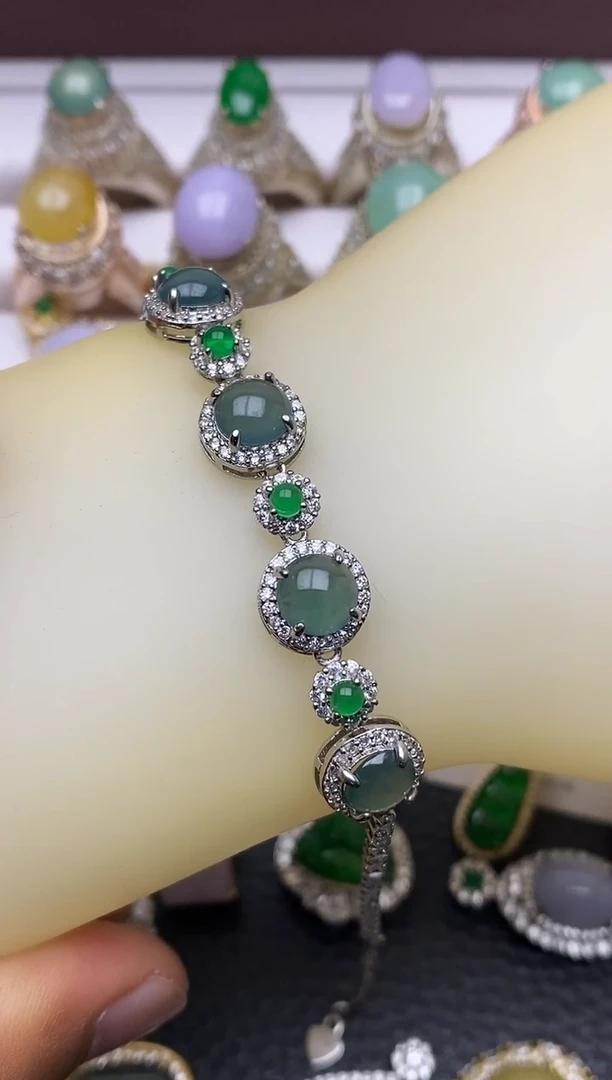 未镶嵌手链翡翠2155