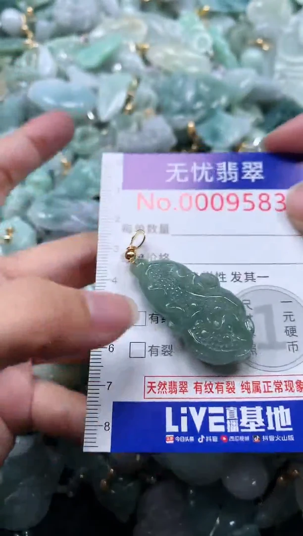 颈饰未镶嵌翡翠9583