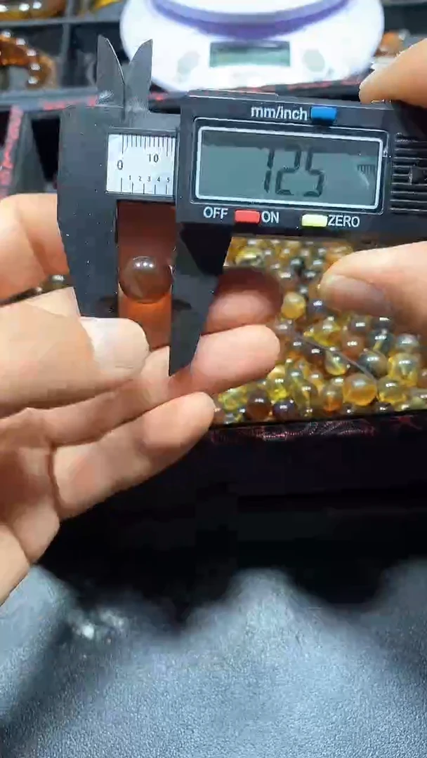 琥珀颈饰未镶嵌天然缅甸琥珀珠子12+