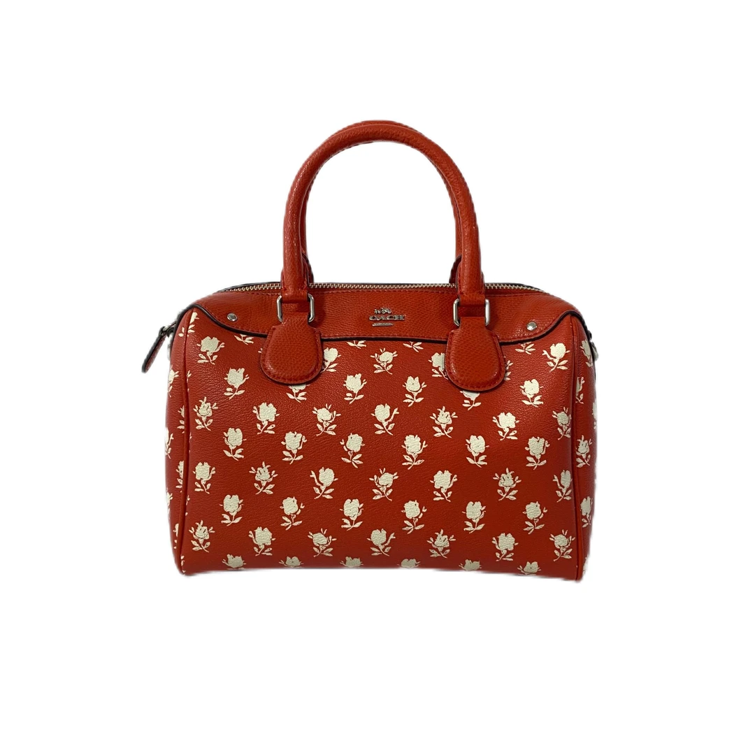 95新 COACH/蔻驰 印花PVC波士顿单肩手提包 AF-10080-A