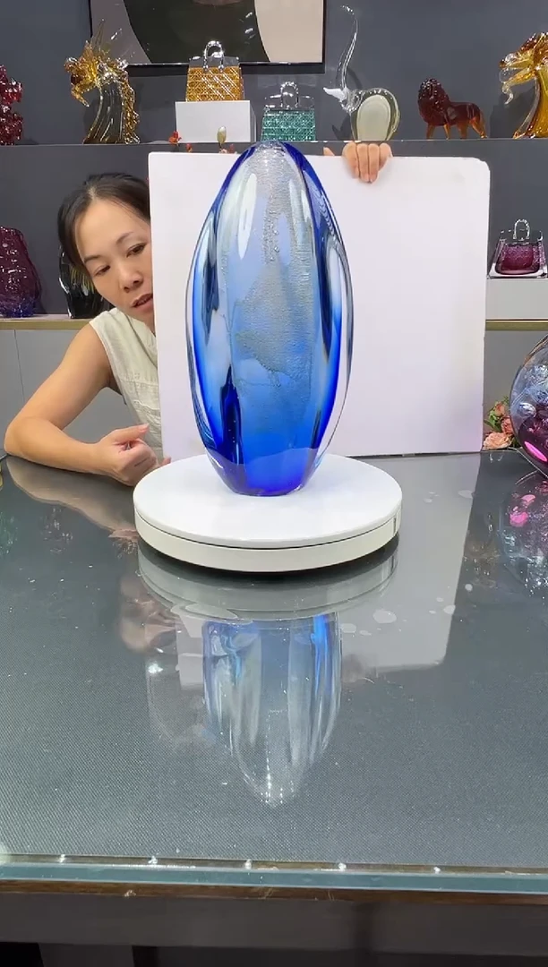 琉璃水晶琉璃摆件1个