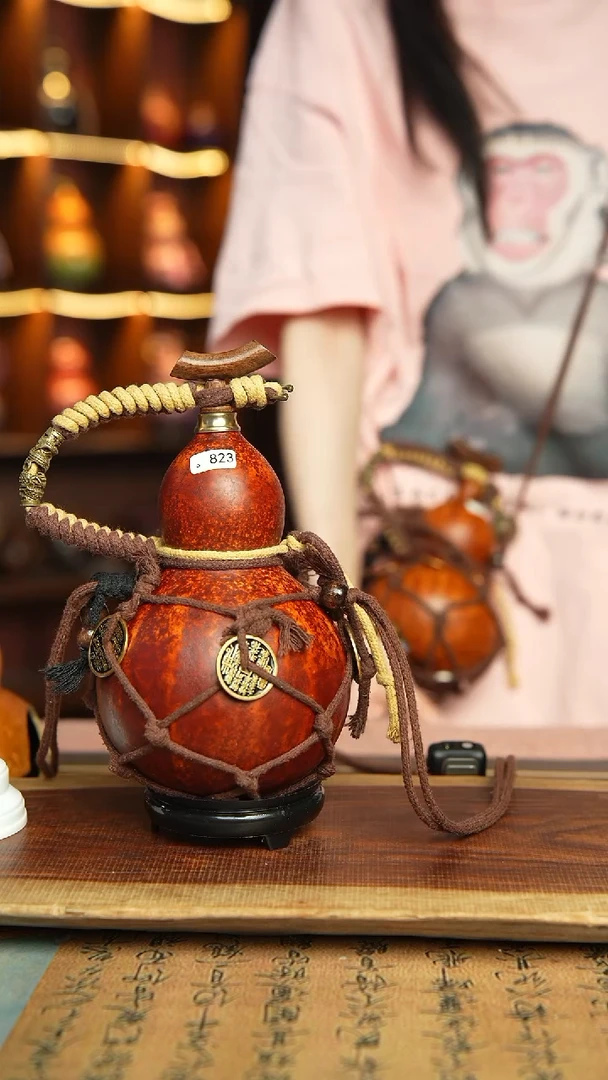 823号500ml左右非遗大漆酒葫芦