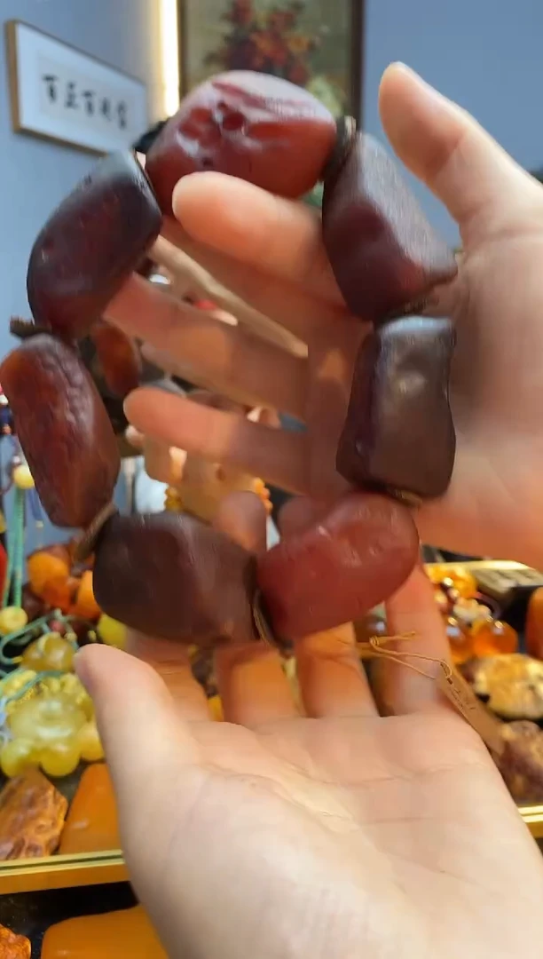 手链琥珀未镶嵌手串