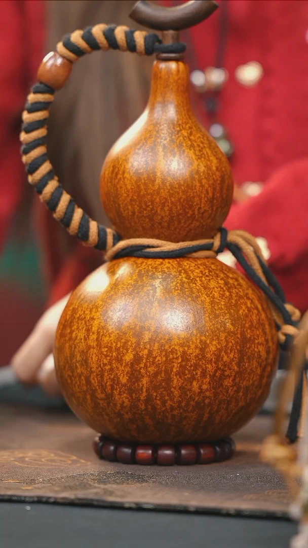 【闪购商品】WD269大漆酒葫芦不包手串及旋转底座