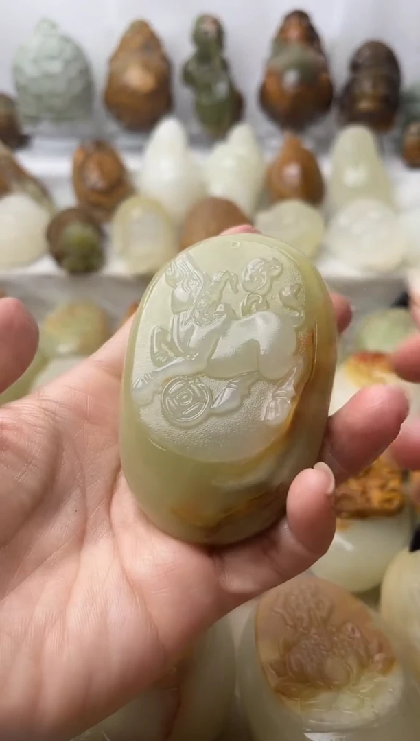 石材方解石棉纹正常不退换牛