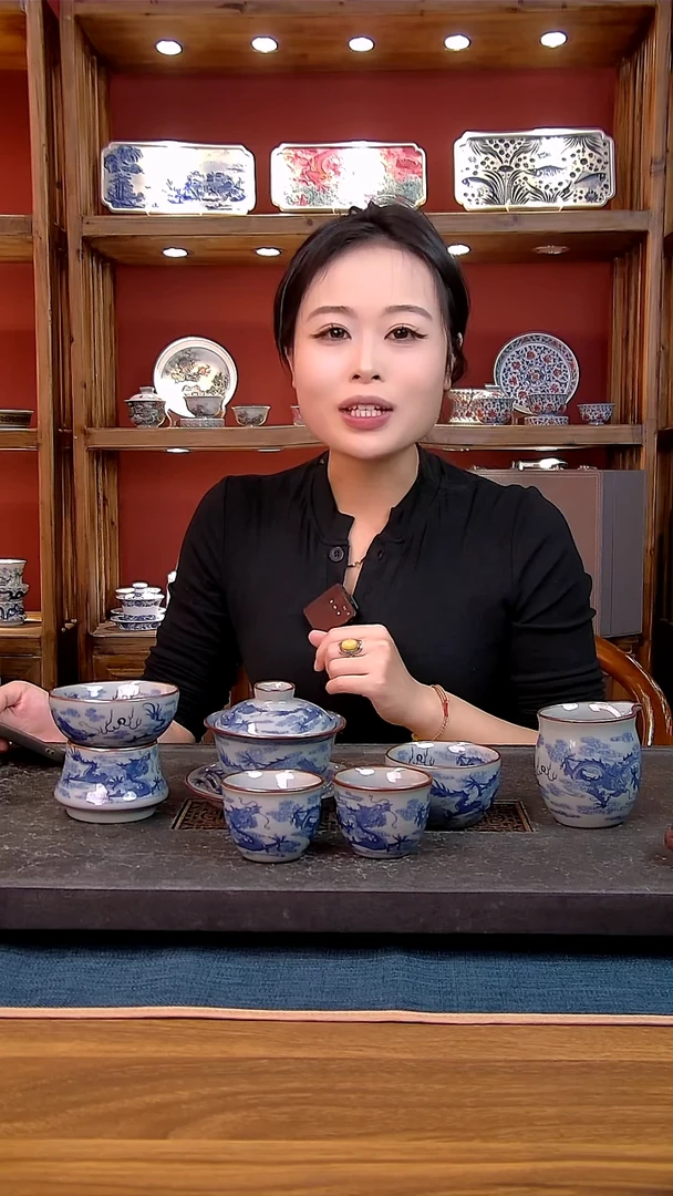 简装家用款6件套 老陶泥开片纹陶瓷茶具