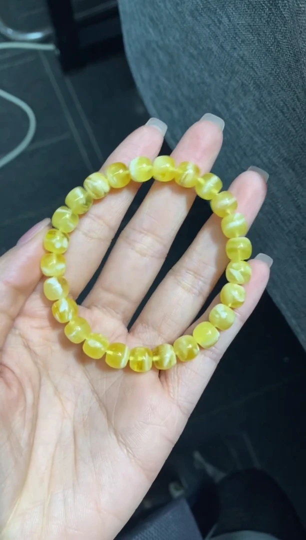 裸石蜜蜡未镶嵌精工老型手串