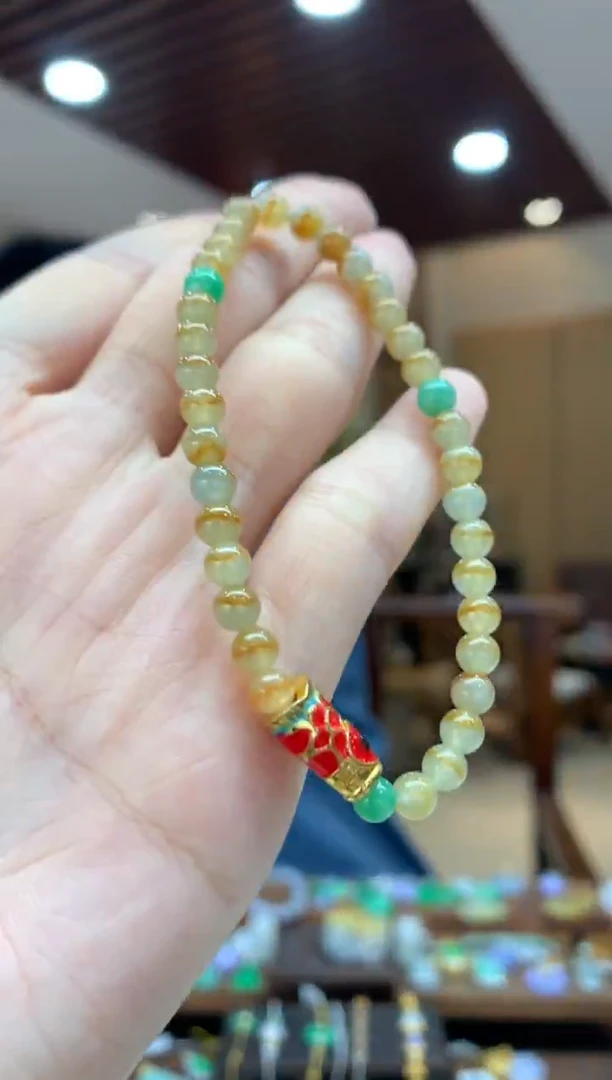 未镶嵌手串翡翠手串