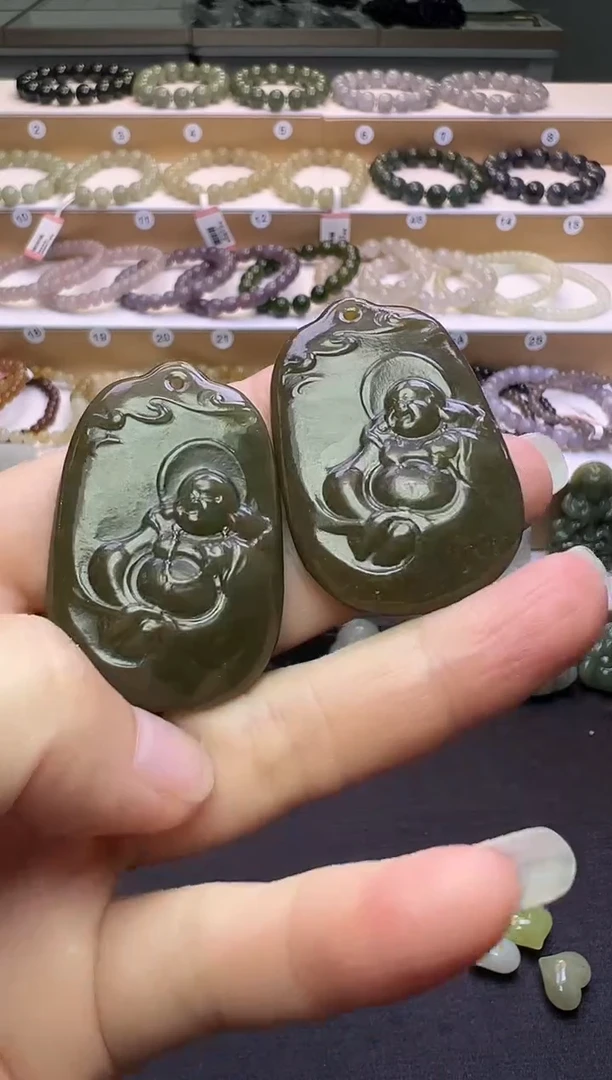 颈饰未镶嵌和田玉82号链接多样性发一约